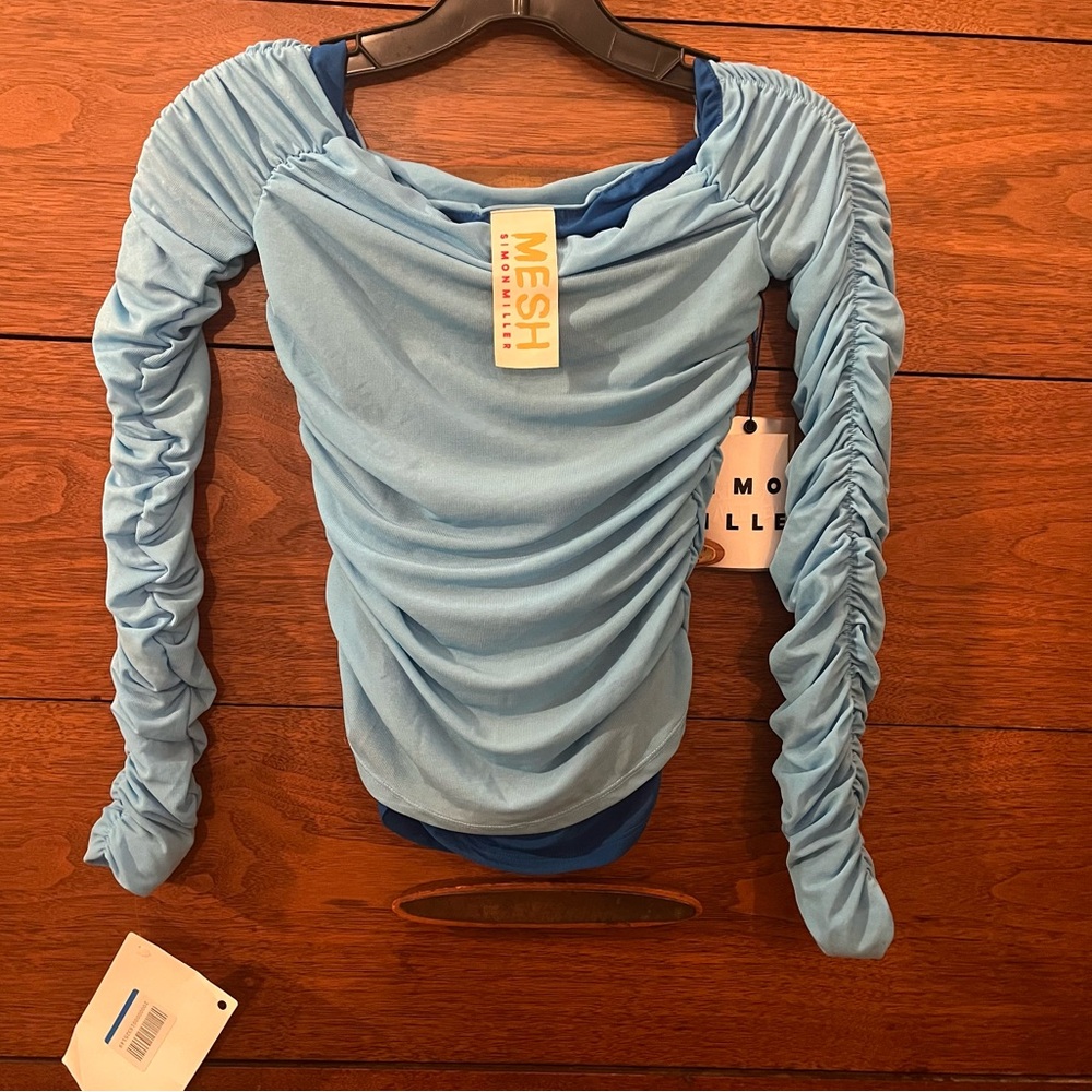 NWT Simon Miller Mesh XS Double Layer Top